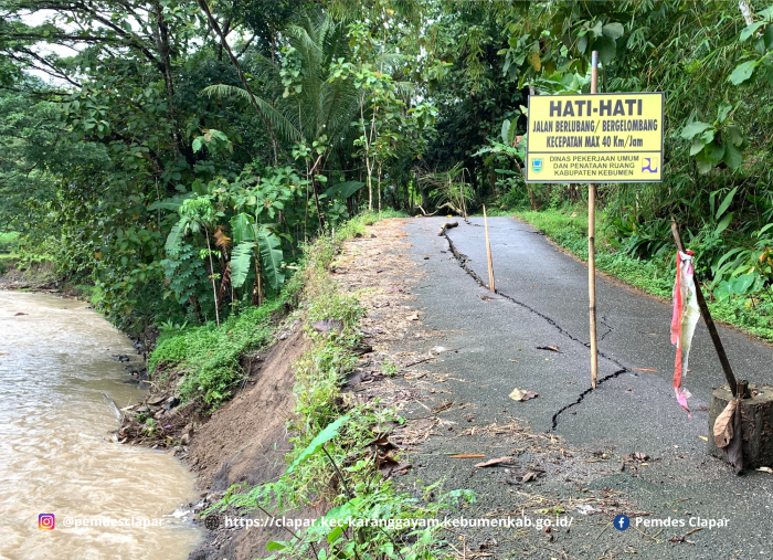 Setahun lebih Rusak, Jalan DPU di Blabur kini tak bisa dilewati Kendaraan berat 01