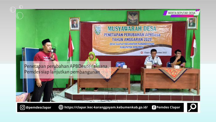 Penetapan perubahan APBDes terlaksana, Pemdes siap lanjutkan pembangunan